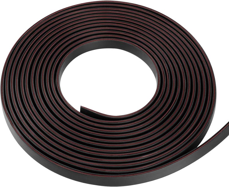 Pettyelf Silicone Edge Trim Self-Adhesive U Channel Silicone Edge Trim Edge Protector for Sheet Metal (Black, Fit 1/16" - L 10') - Image 3